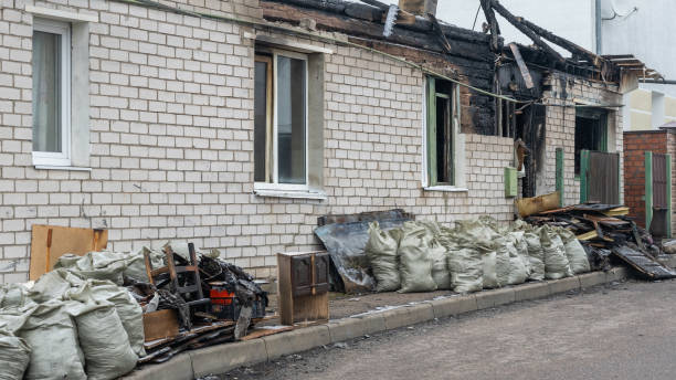 Professional Emergency Fire Cleanup technician working in Rogers, MN